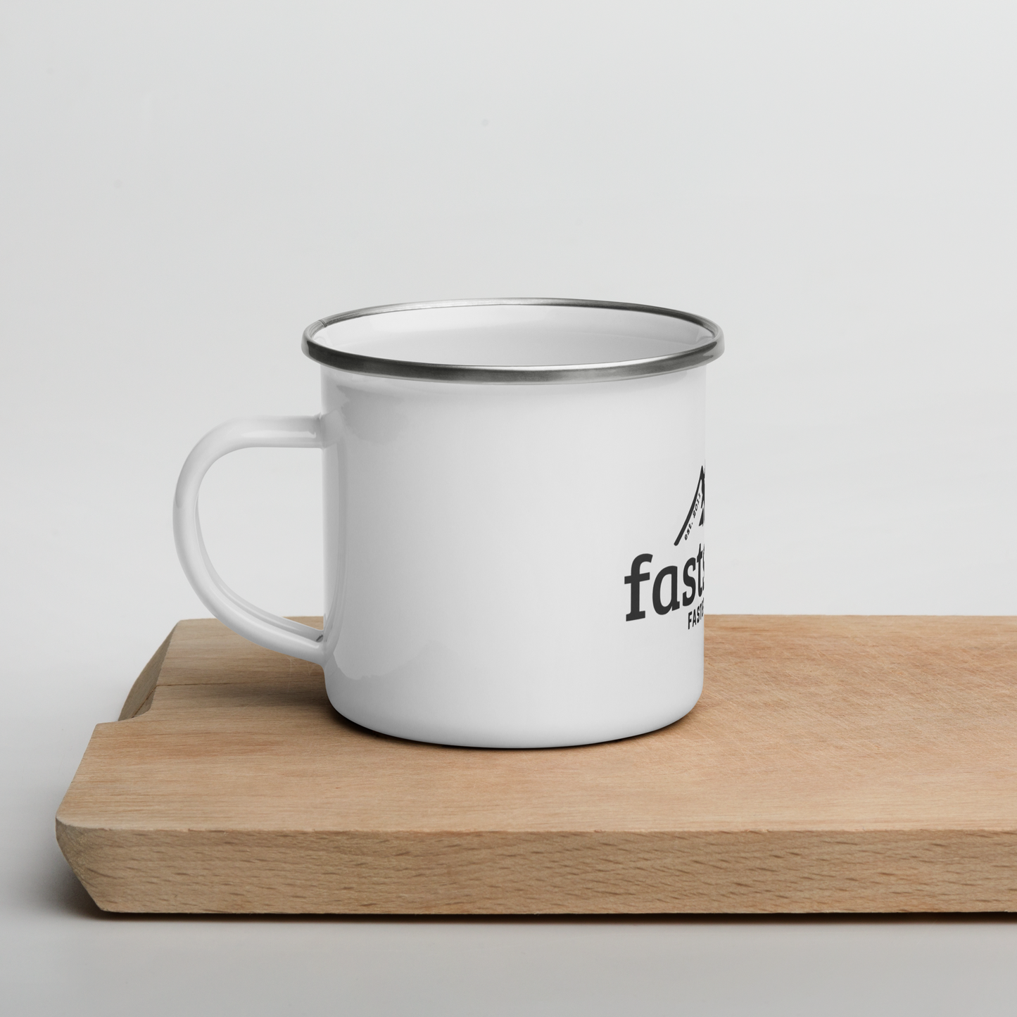 fastskiers enamel "buckshot" mug