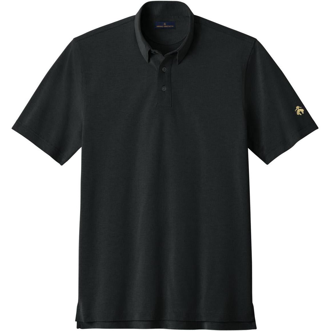 Brooks Brothers dress polo in Deep Black