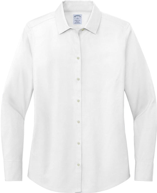 Brooks Brothers women's wrinkle-free pinpoint dress shirt in White