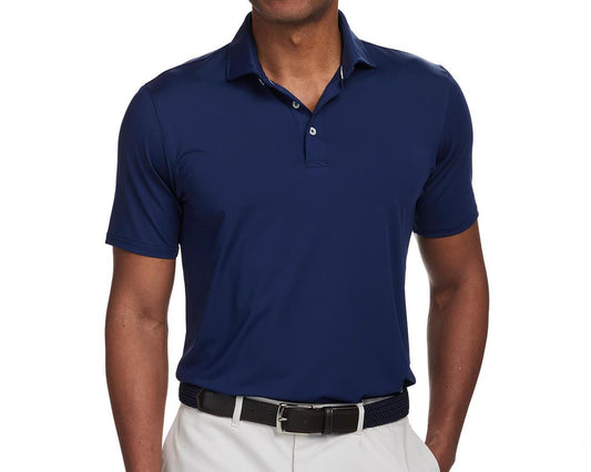 Holderness and Bourne Anderson polo in Navy