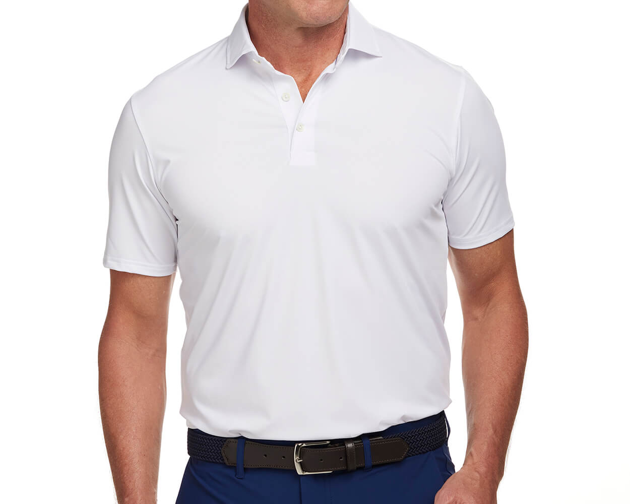 Holderness and Bourne Anderson polo in White
