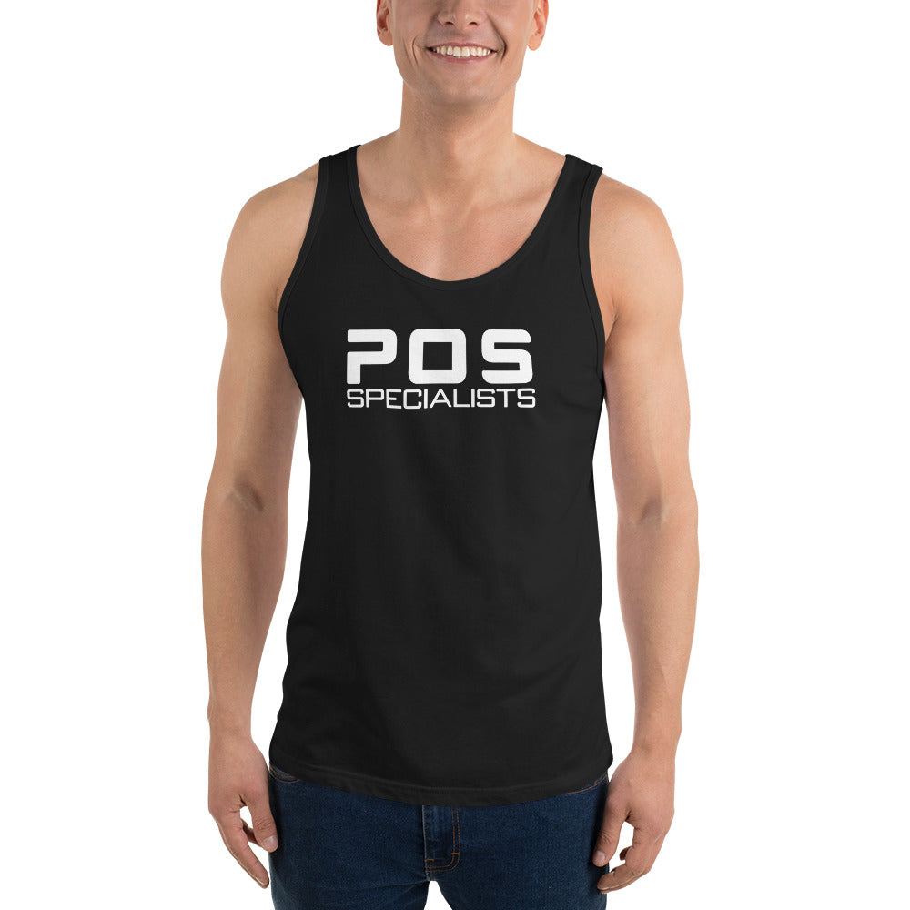 POS Specialists tank on model, Black