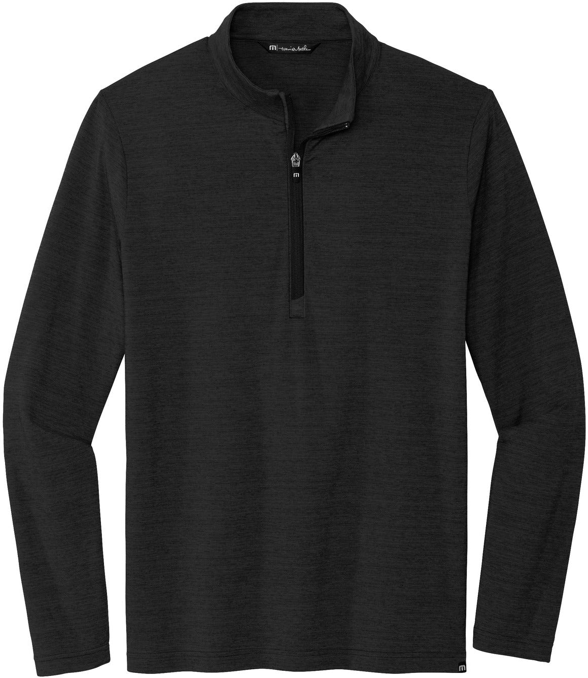 TravisMathew Crestview quarter zip in Black