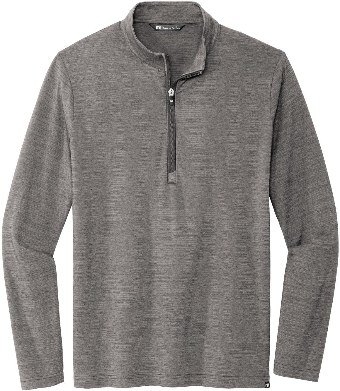 TravisMathew Crestview quarter zip in Grey Heather