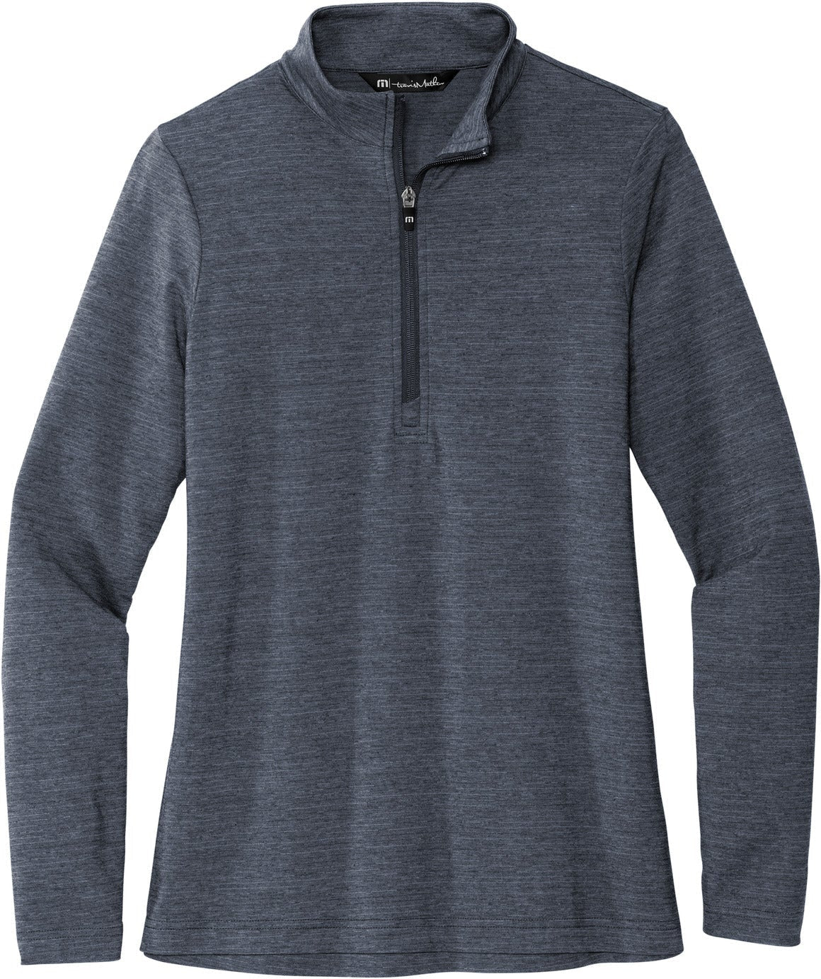 TravisMathew women's Crestview quarter zip in Vintage Indigo Heather