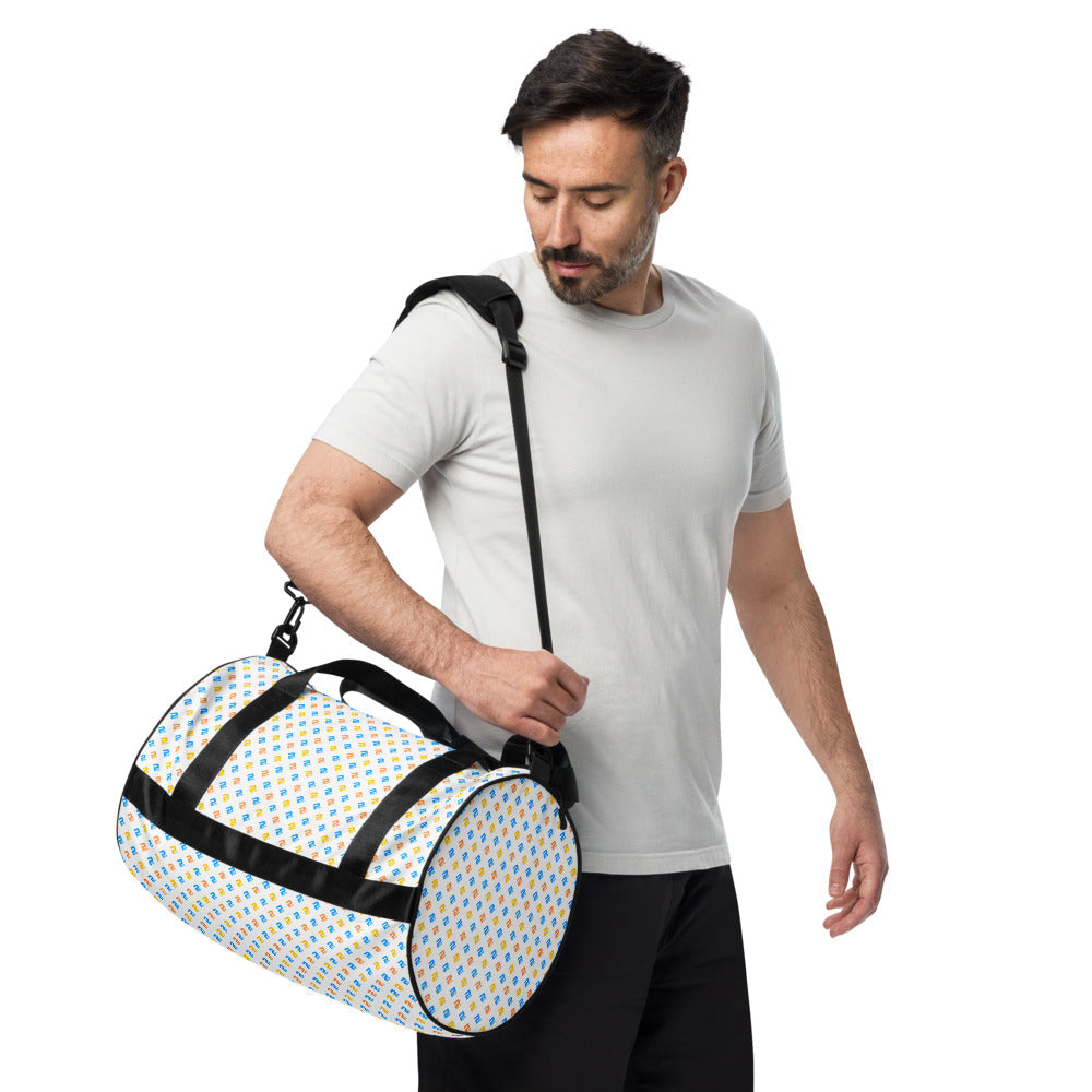 We show up. Gym Bag - All-Over P