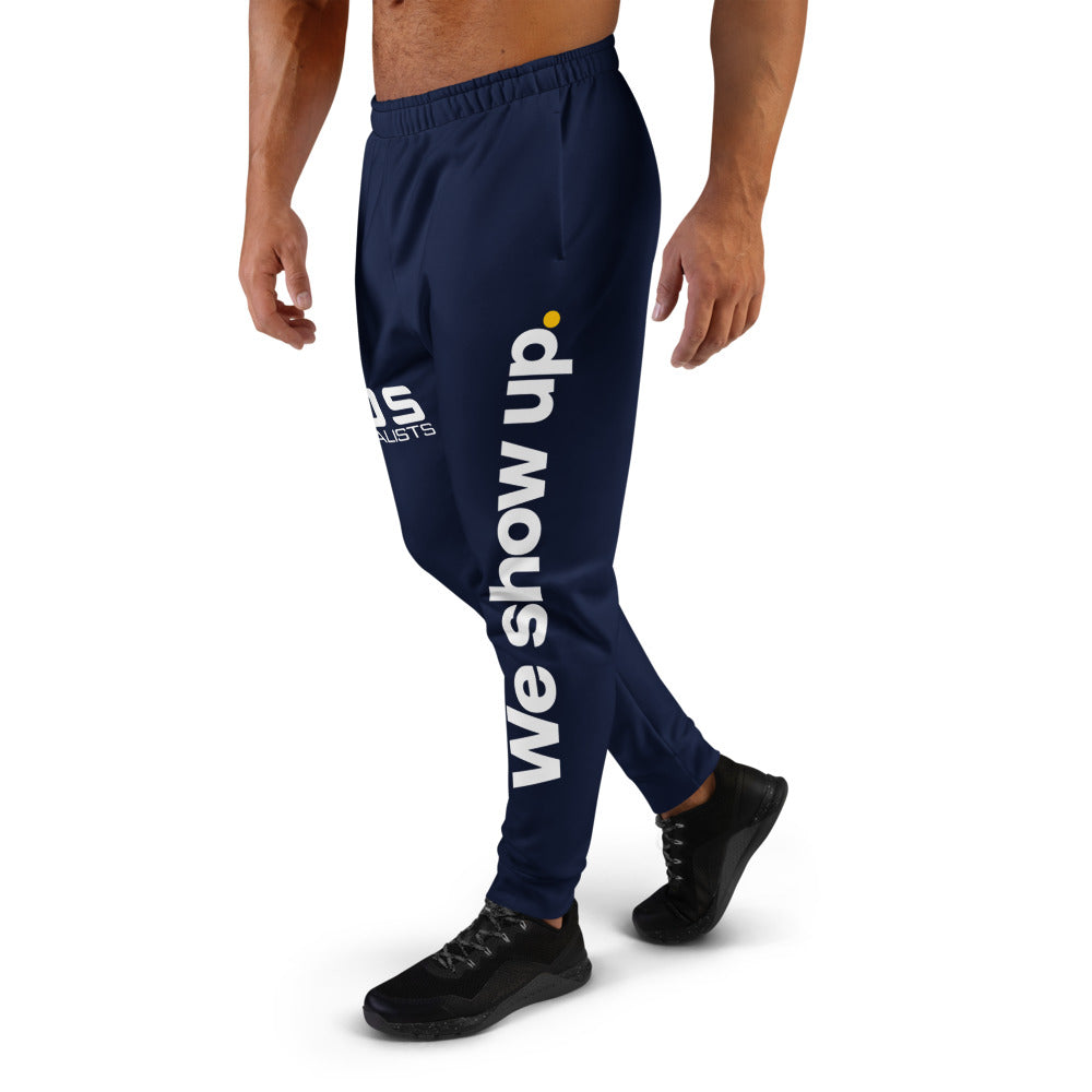 We show up. Joggers - Navy