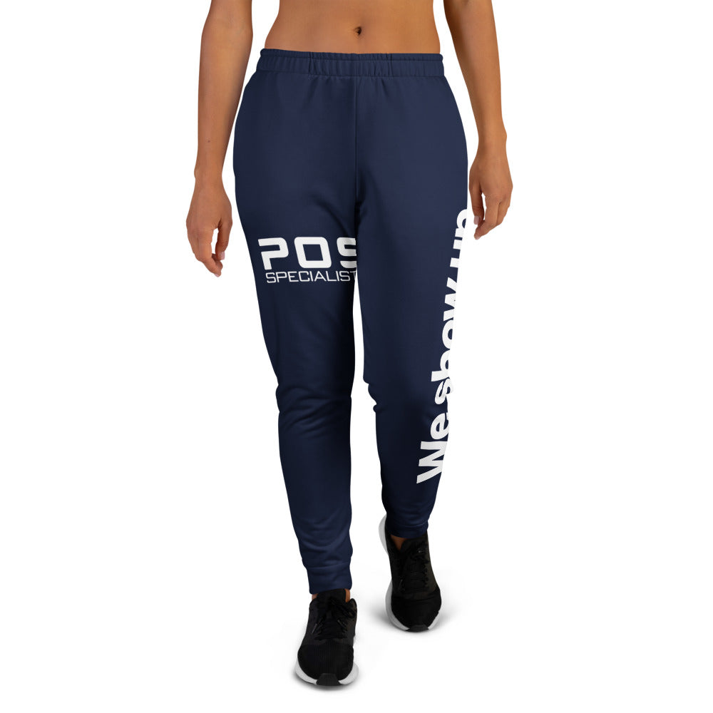 We show up. Joggers - Navy