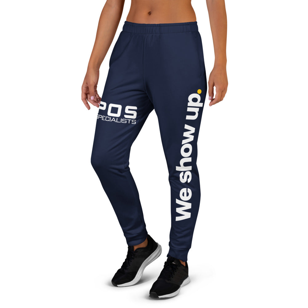 We show up. Joggers - Navy