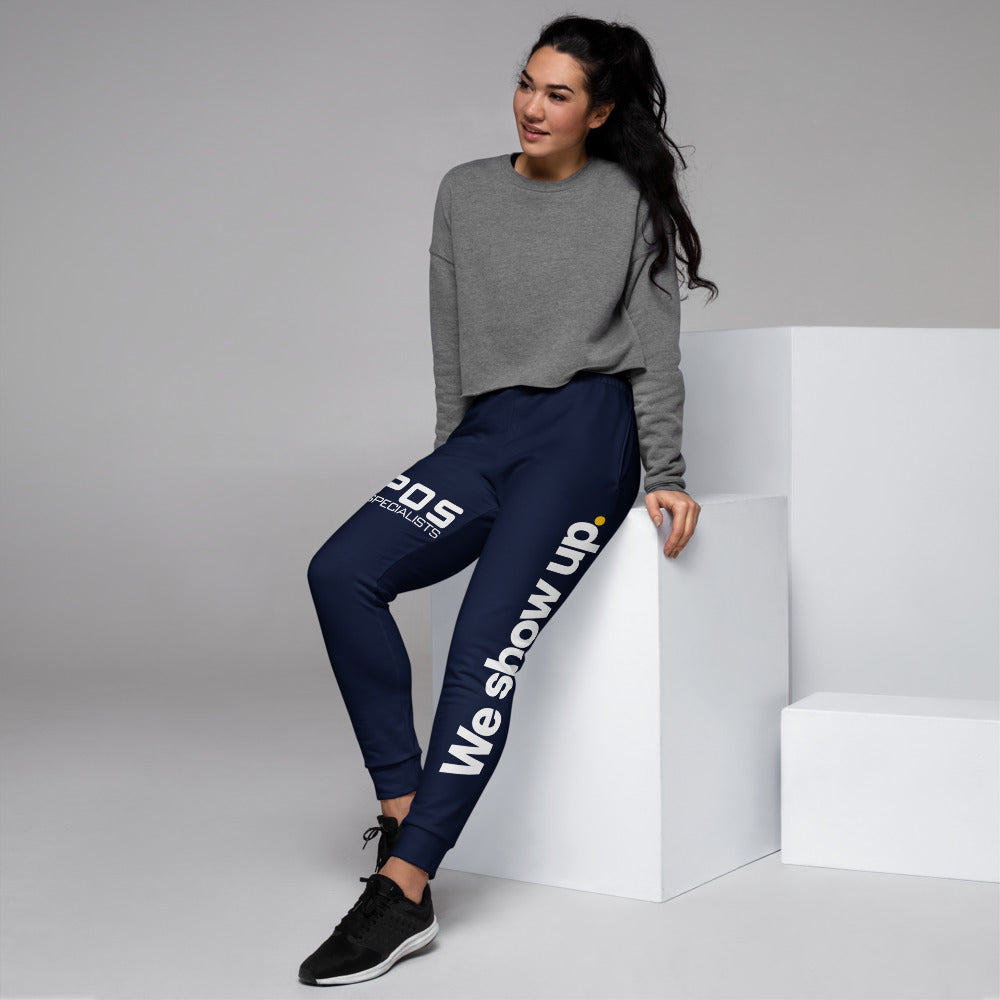 We show up. Joggers - Navy