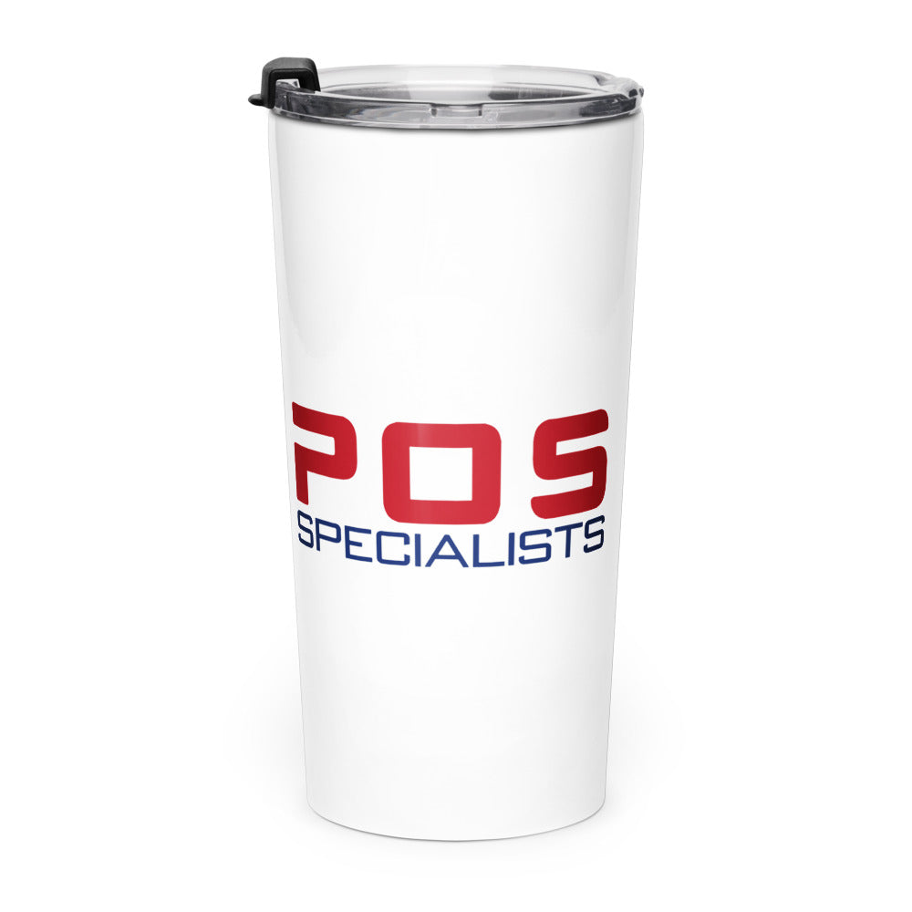 Tumbler, POS Specialists logo side