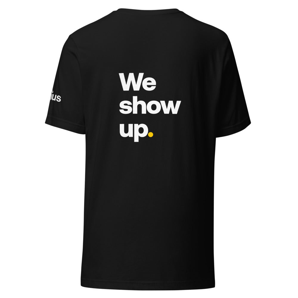 POS - Tee - Small Logo + We show up.