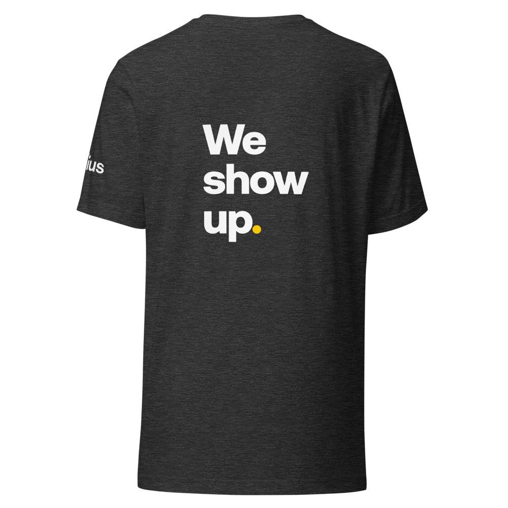 POS - Tee - Small Logo + We show up.