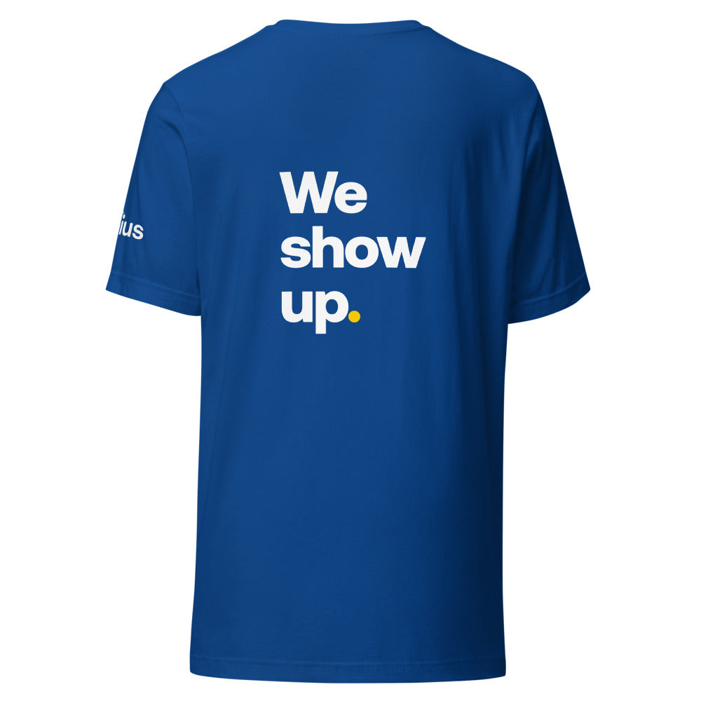 POS - Tee - Small Logo + We show up.