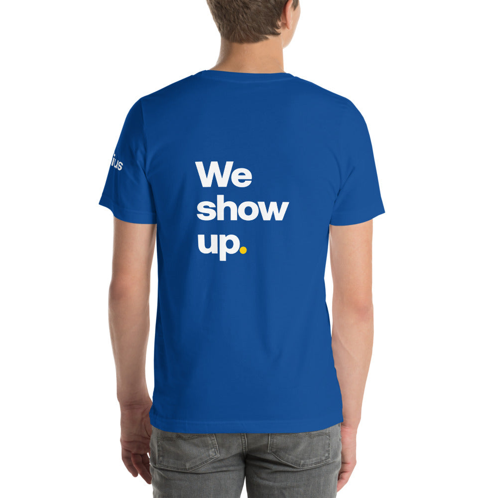 POS - Tee - Small Logo + We show up.