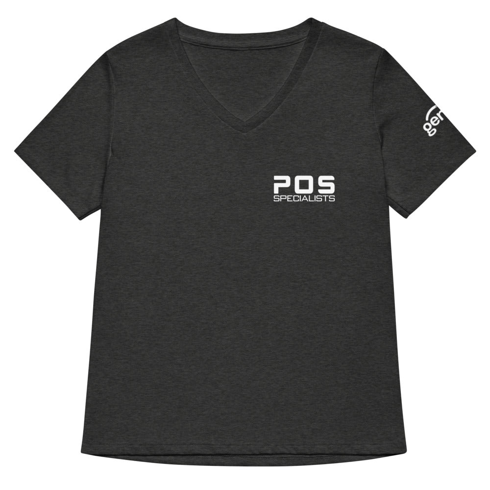 Women's V-Neck - Dark Grey Heather